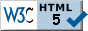 Valid HTML 5