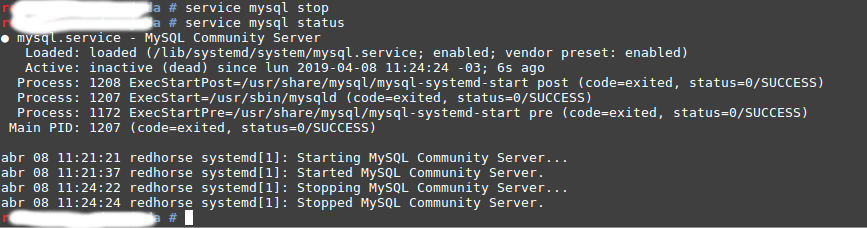 MySQL service